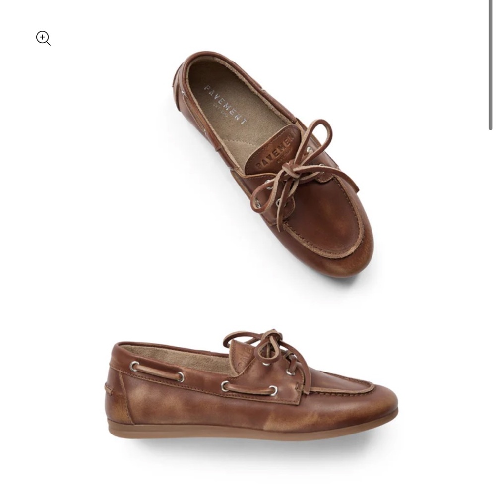 Pavement Brown Leather Loafers | Size 7.5 | Handmade in Portugal